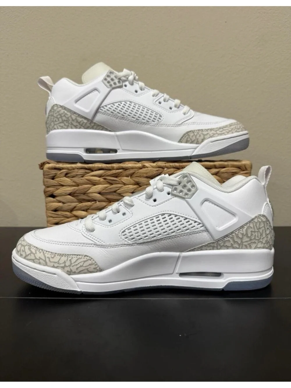Size 8 - Air Jordan Spizike Low “White Neutral Grey”